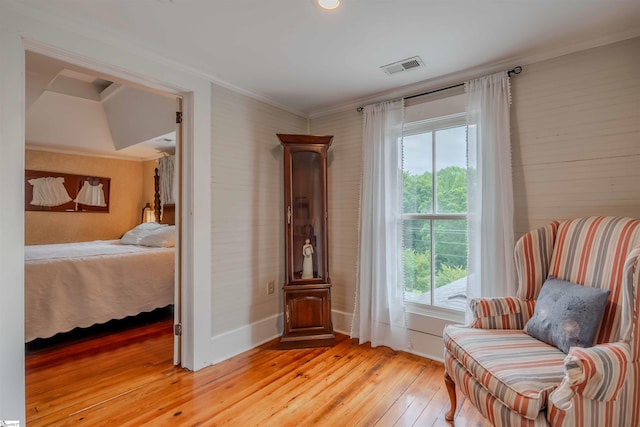 251 W Mcelhaney Rd, Taylors, SC 29687 - sitting room featuring light wood finished floors, ornamental molding, and baseboards