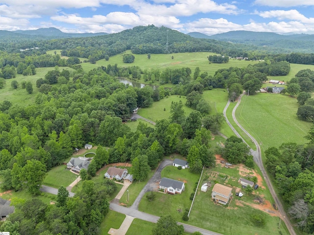 145 Hillside Cir, Easley, SC 29640 - aerial overview of property's location featuring mountains