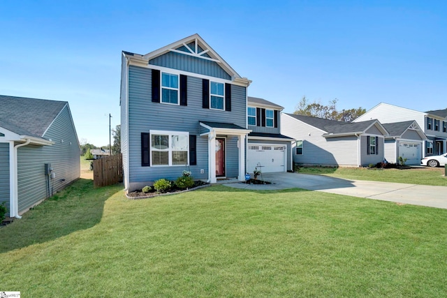 709 Bolsover Way, Woodruff, SC 29388 - view of front facade with concrete driveway, board and batten siding, and an attached garage