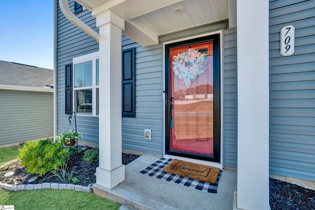 709 Bolsover Way, Woodruff, SC 29388 - property entrance with a porch