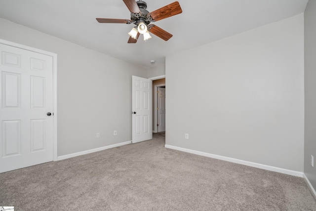 106 Felix Ct, Easley, SC 29640 - unfurnished bedroom with carpet floors, baseboards, and a ceiling fan