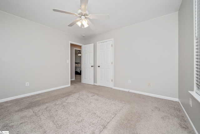 106 Felix Ct, Easley, SC 29640 - unfurnished bedroom featuring carpet floors, baseboards, a ceiling fan, and a closet