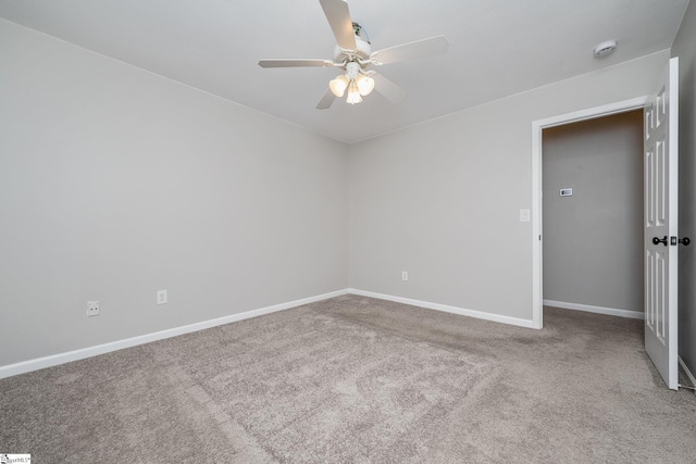 106 Felix Ct, Easley, SC 29640 - unfurnished room with carpet flooring, a ceiling fan, and baseboards