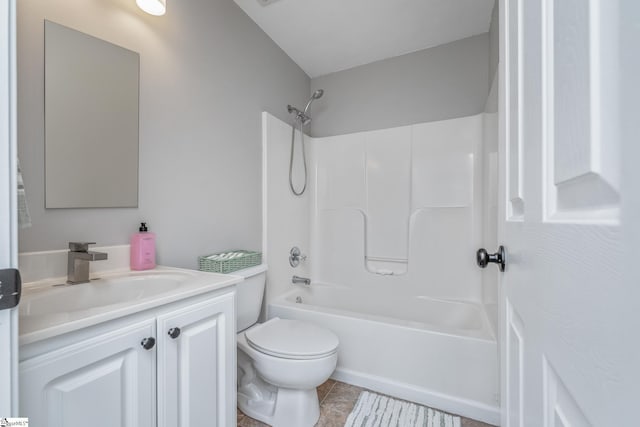 106 Felix Ct, Easley, SC 29640 - full bath with toilet, vanity, tub / shower combination, and tile patterned floors