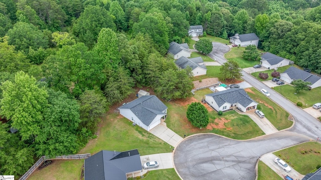 106 Felix Ct, Easley, SC 29640 - view of property location with a heavily wooded area