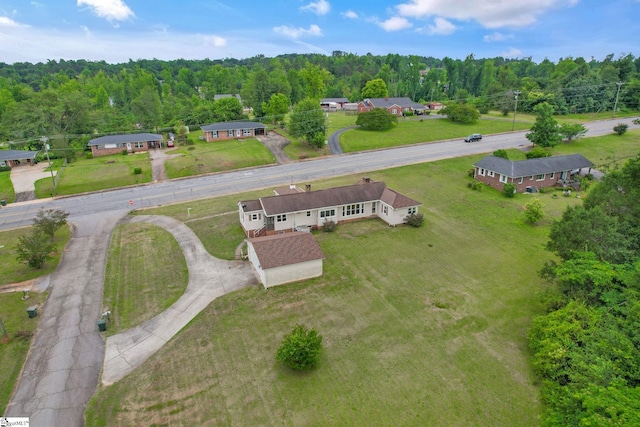 611 E S 6th St, Seneca, SC 29678 - aerial overview of property's location featuring a forest