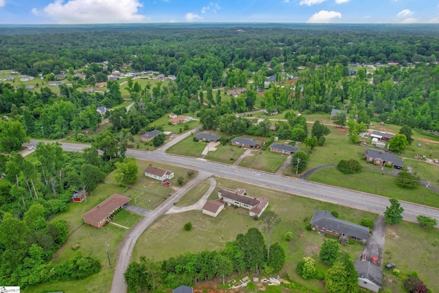 611 E S 6th St, Seneca, SC 29678 - aerial view of property and surrounding area featuring a forest