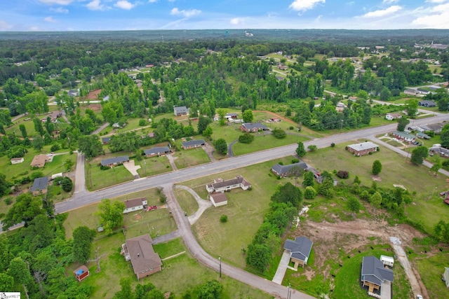 611 E S 6th St, Seneca, SC 29678 - aerial overview of property's location featuring nearby suburban area and a heavily wooded area