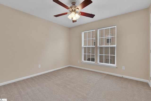 100 Beason Farm Ln, Simpsonville, SC 29681 - unfurnished room featuring baseboards, light carpet, and a ceiling fan