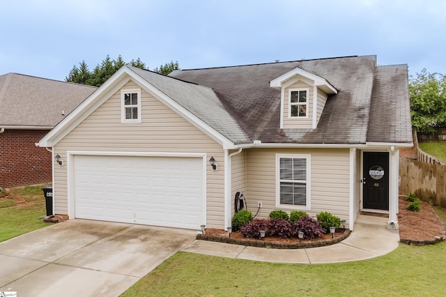 48 Border Ave, Simpsonville, SC 29680 - view of front of house featuring driveway, a garage, and a shingled roof