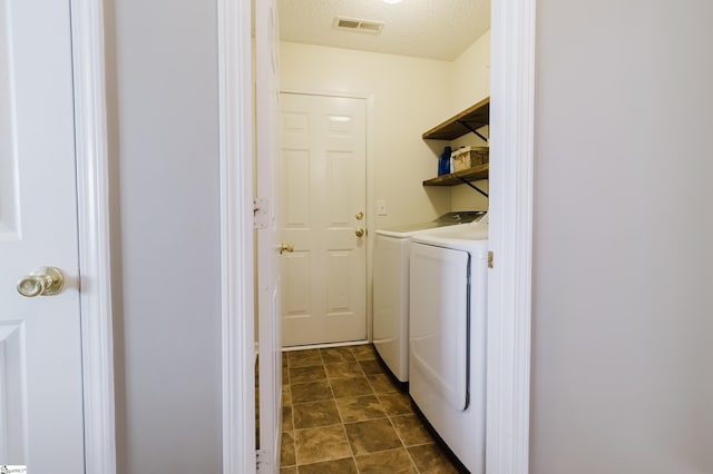 48 Border Ave, Simpsonville, SC 29680 - washroom featuring independent washer and dryer and a textured ceiling