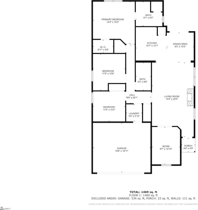 48 Border Ave, Simpsonville, SC 29680 - property floor plan