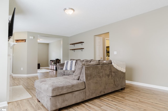 48 Border Ave, Simpsonville, SC 29680 - living room featuring light wood finished floors and baseboards