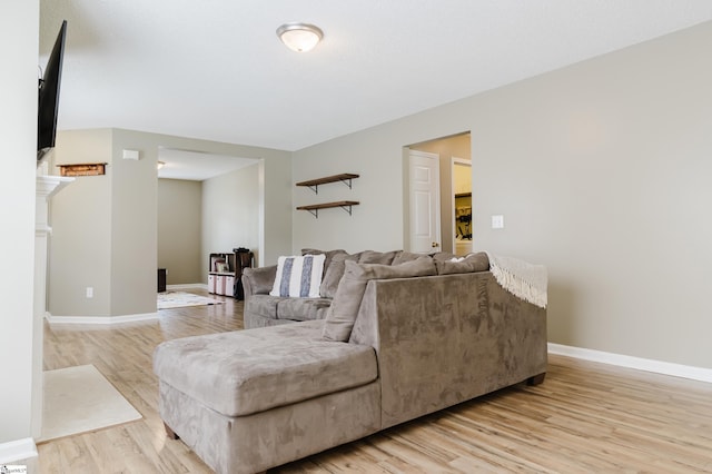 48 Border Ave, Simpsonville, SC 29680 - living room featuring light wood finished floors and baseboards