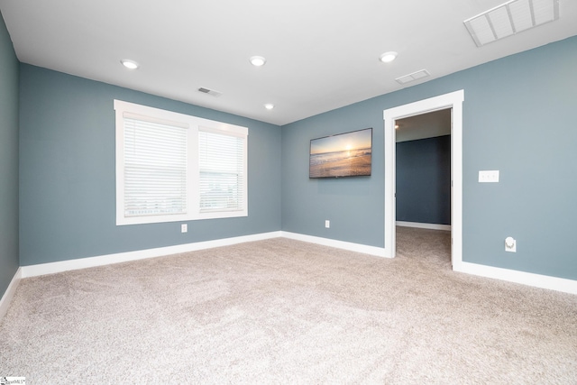 108 Pewter Cir, Simpsonville, SC 29680 - unfurnished room with carpet floors, baseboards, and recessed lighting