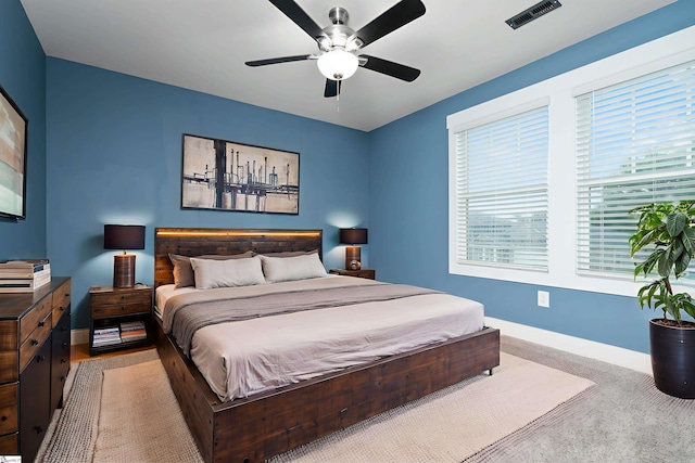 108 Pewter Cir, Simpsonville, SC 29680 - carpeted bedroom featuring baseboards and ceiling fan