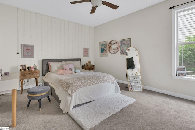 204 Medoc Ln, Moore, SC 26369 - carpeted bedroom featuring baseboards and ceiling fan