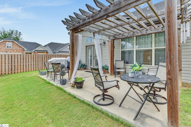 204 Medoc Ln, Moore, SC 26369 - view of patio with a pergola and french doors