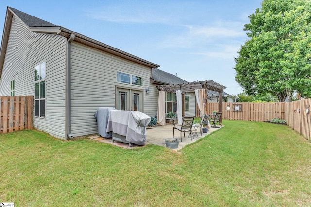 204 Medoc Ln, Moore, SC 26369 - rear view of property with a pergola and a patio area