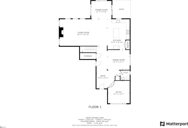 800 Redmill Ln, Duncan, SC 29334 - property floor plan