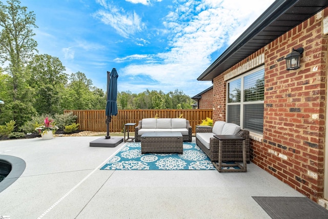345 Cypress Hollow Trl, Piedmont, SC 29673 - view of patio featuring outdoor lounge area