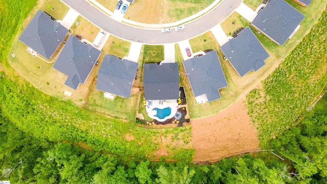 345 Cypress Hollow Trl, Piedmont, SC 29673 - aerial perspective of suburban area with a pool