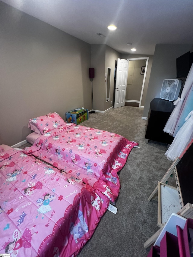 9 Lee St, Liberty, SC 29657 - carpeted bedroom featuring baseboards and recessed lighting