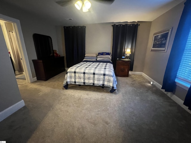 9 Lee St, Liberty, SC 29657 - carpeted bedroom with baseboards and ceiling fan