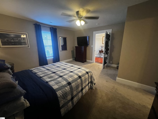 9 Lee St, Liberty, SC 29657 - bedroom featuring light colored carpet, ceiling fan, and baseboards
