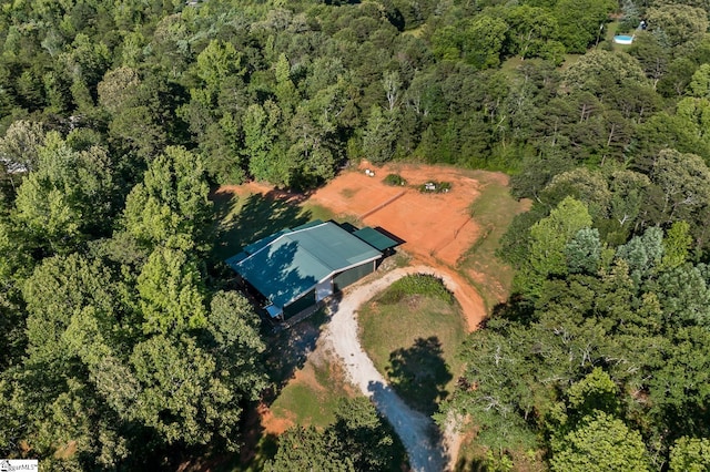 416 Shirley Cir, Pendleton, SC 29625 - aerial view of property and surrounding area with a forest
