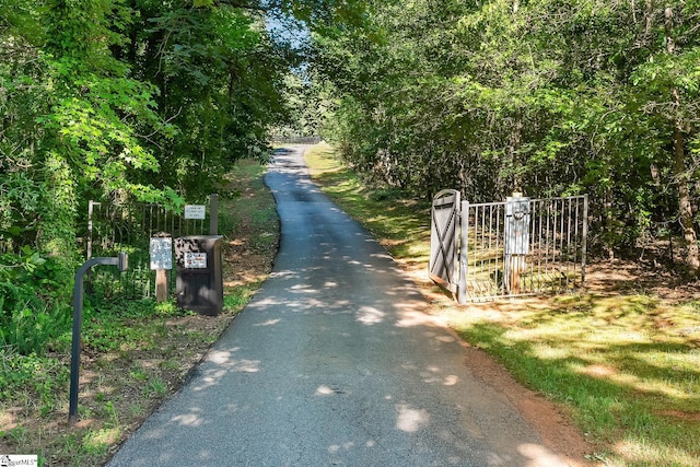 416 Shirley Cir, Pendleton, SC 29625 - view of road featuring a gate and a gated entry
