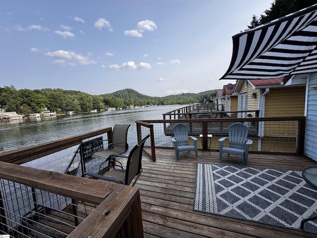 1700 W Lakeshore Dr Lot K, Landrum, SC 29356 - dock featuring a water view and a view of trees