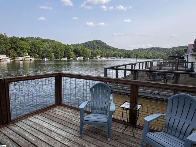 1700 W Lakeshore Dr Lot K, Landrum, SC 29356 - dock with a view of trees and a water view