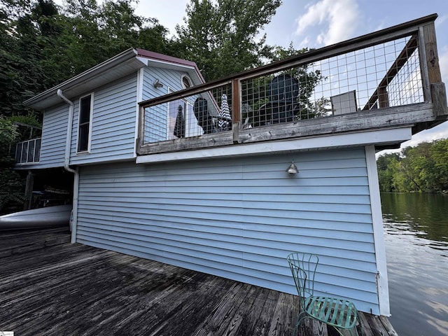 1700 W Lakeshore Dr Lot K, Landrum, SC 29356 - view of side of home with a balcony and a water view