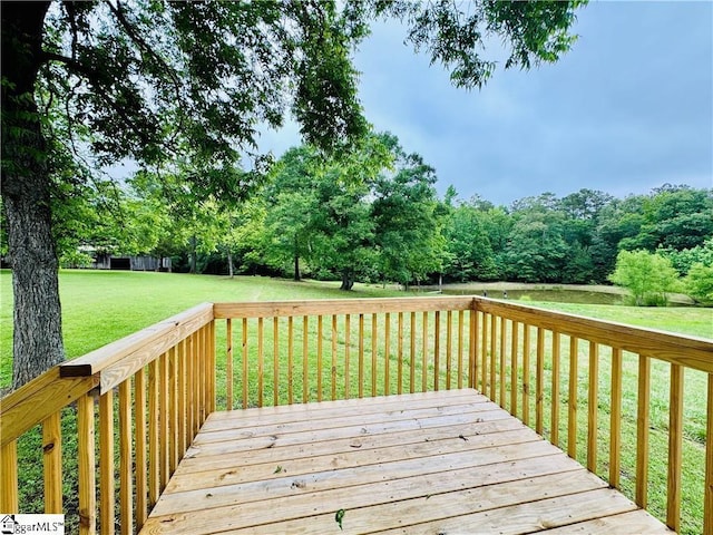 800 Holiday Dam Rd, Honea Path, SC 29654 - wooden terrace with a yard