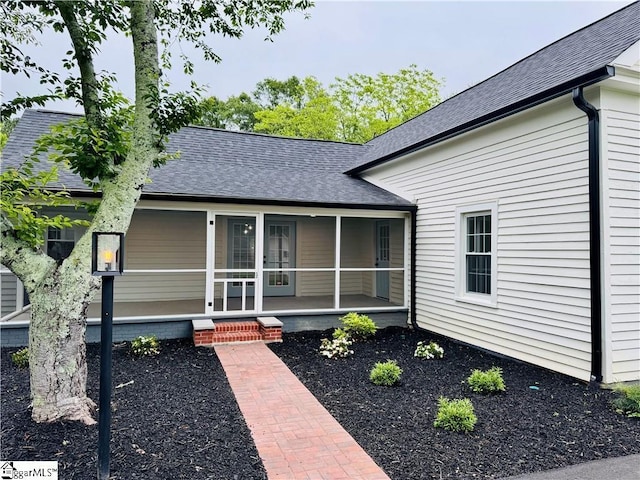 800 Holiday Dam Rd, Honea Path, SC 29654 - view of front of property featuring a shingled roof and covered porch