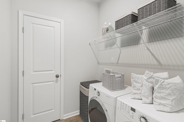 1142 Berry Patch Dr, Lyman, SC 29365 - washroom with separate washer and dryer and baseboards