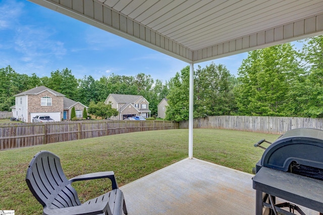 160 Spirit Mountain Ln, Easley, SC 29642 - view of patio / terrace with a residential view and view of scattered trees