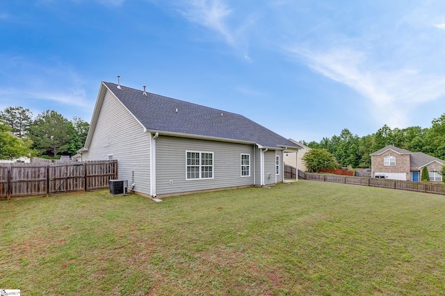 160 Spirit Mountain Ln, Easley, SC 29642 - back of house with central AC unit and roof with shingles