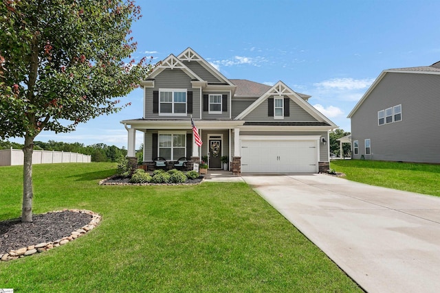 647 Fern Hollow Trl, Anderson, SC 29621 - craftsman-style home featuring a porch and concrete driveway