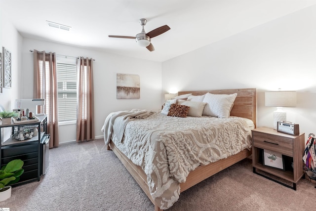647 Fern Hollow Trl, Anderson, SC 29621 - bedroom with carpet flooring, ceiling fan, and baseboards