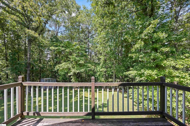 280 Kari Dr, Westminster, SC 29693 - deck with a lawn