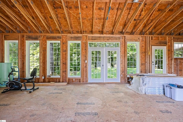 280 Kari Dr, Westminster, SC 29693 - unfurnished sunroom featuring french doors