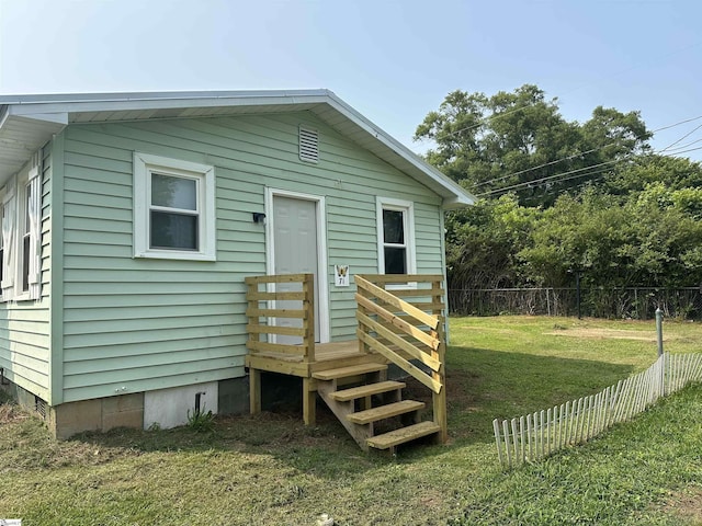 71 2nd St, Laurens, SC 29360 - view of back of house
