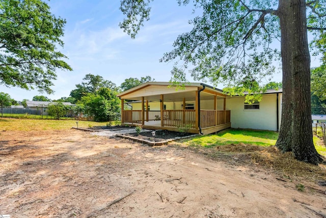 209 Boyd Ave, Simpsonville, SC 29681 - back of property with covered porch