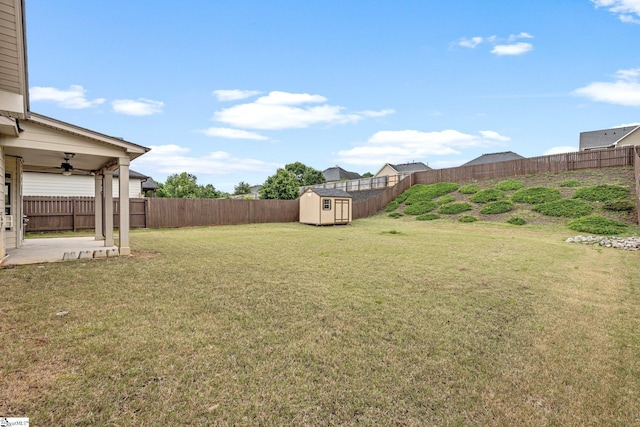 135 Adams Creek Pl, Simpsonville, SC 29681 - view of yard featuring ceiling fan and a patio