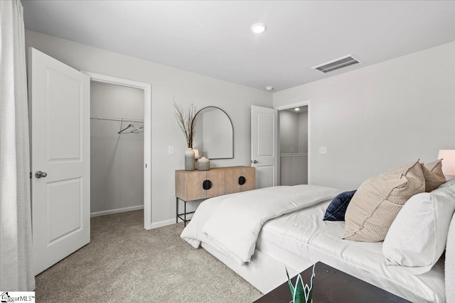 209 Islay Way, Anderson, SC 29621 - bedroom featuring light carpet, a spacious closet, a closet, and recessed lighting