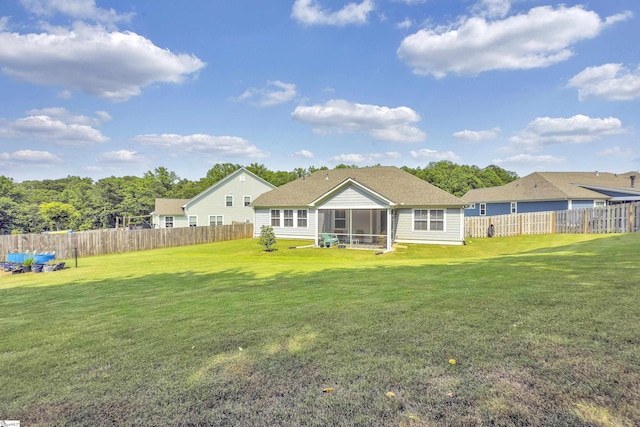 863 Orchard Valley Ln, Boiling Springs, SC 29316 - rear view of property with a sunroom