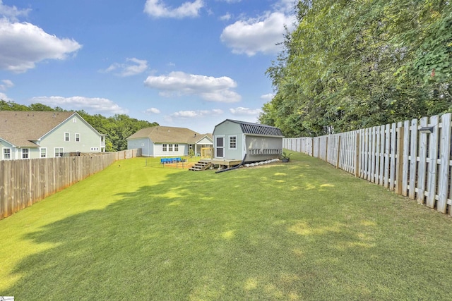 863 Orchard Valley Ln, Boiling Springs, SC 29316 - view of yard with a deck