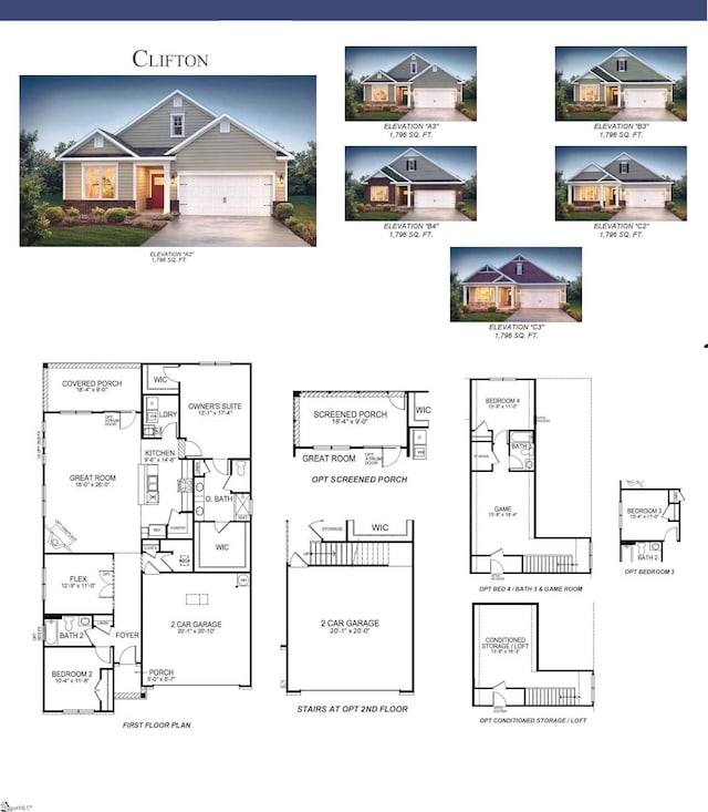 1835 Wabash Pl Lot 0500, Boiling Springs, SC 29316 - property floor plan